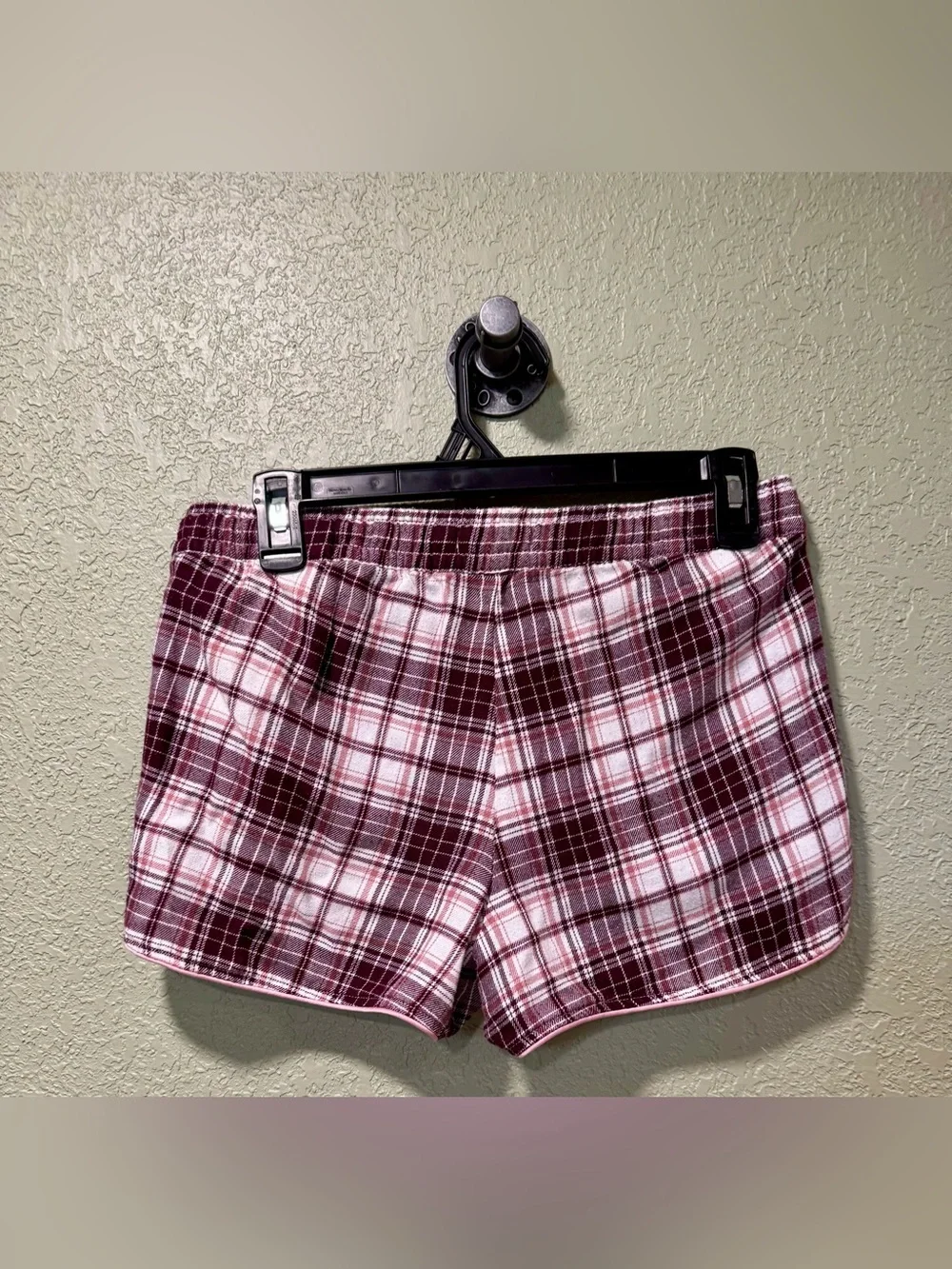 UGG Burgundy, Pink & White Plaid Pajama Set Small - Picture 6 of 7